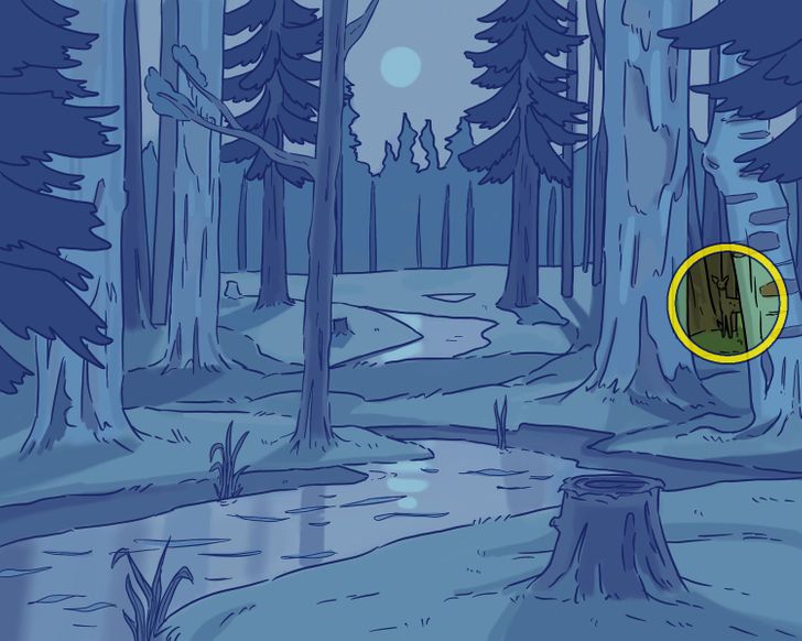 Spot the Hidden Deer
